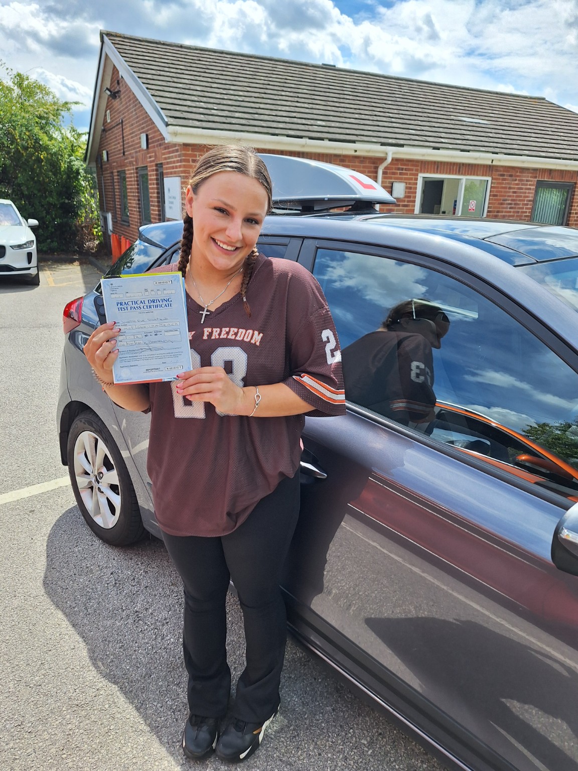 RAD Drive pupil after passing their driving test